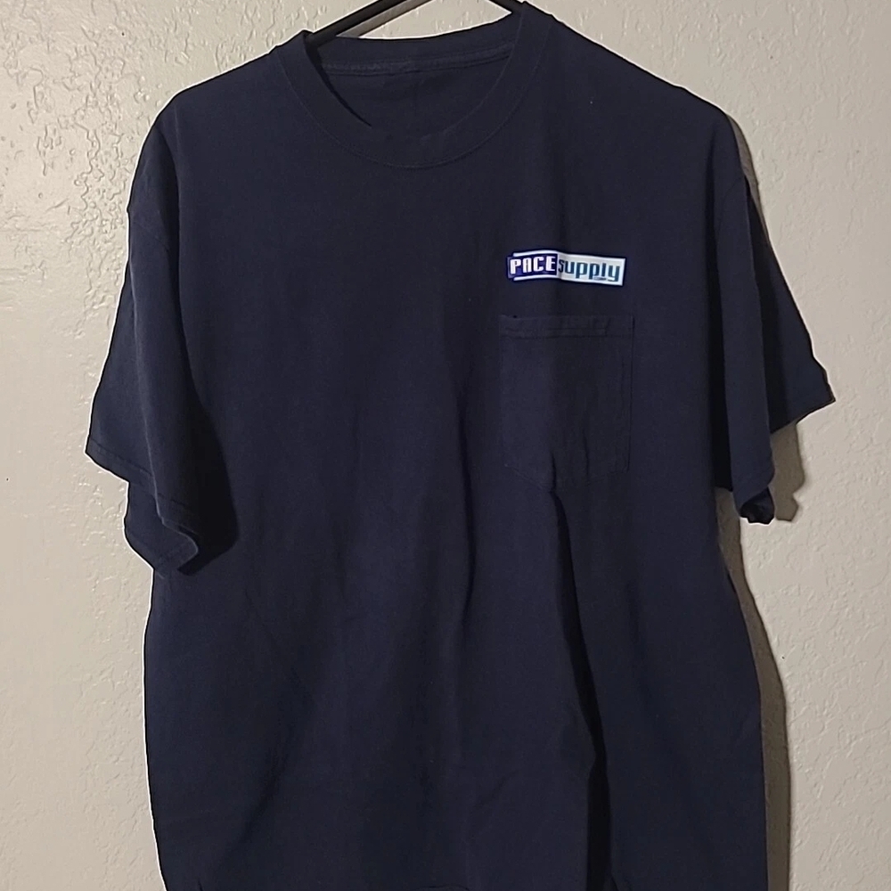 Pace Supply Navy Blue Men's T-Shirt XL